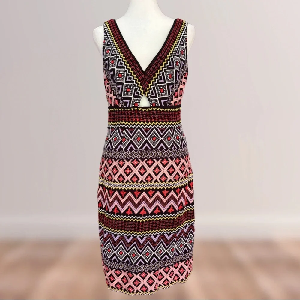 Anthropologie Akemi + Kin Geo-Embroidered Column Dress - Picture 1 of 15